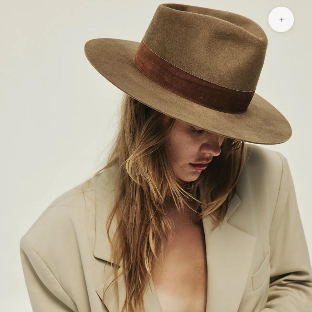 JANESSA LEONE | Cowgirl Hat in Taupe